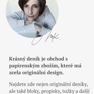 Tvořím a vybírám věci především pro ženy, které chtějí praktické a zároveň esteticky zajímavé zápisníky a psací potřeby. 📗📙📘📕